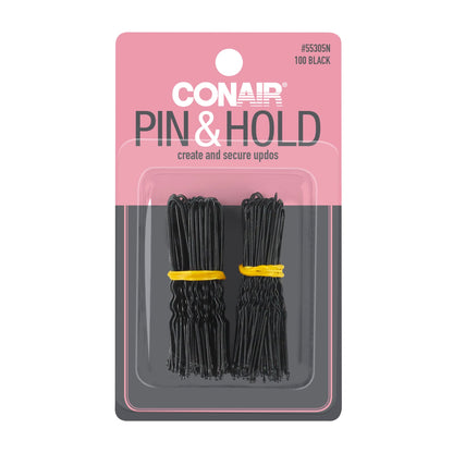 CONAIR Styling Essentials Hair Pins - Brown, 100 count