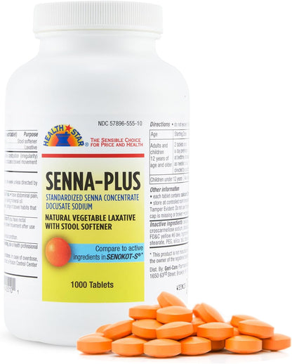 SENNA LAXATIVE 8.6MG TAB 100UD
