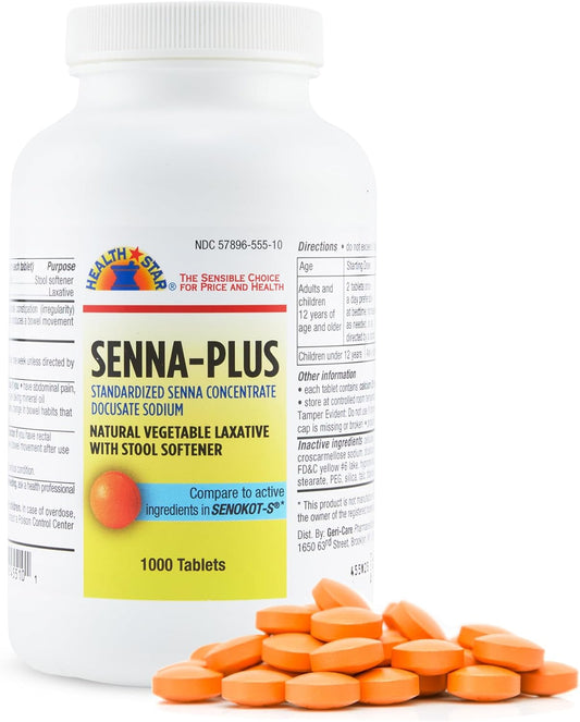 SENNA LAXATIVE 8.6MG TAB 100UD