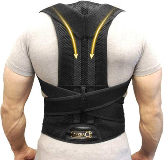 BACK BRACE W/POWER STPS O/S
