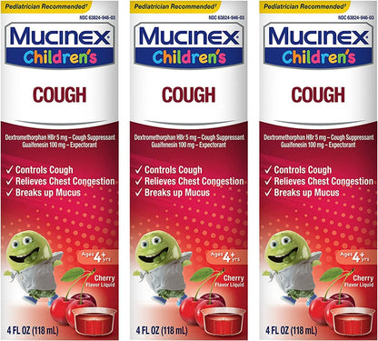 MUCINEX CHILD COUGH CHERRY LIQ 4OZ