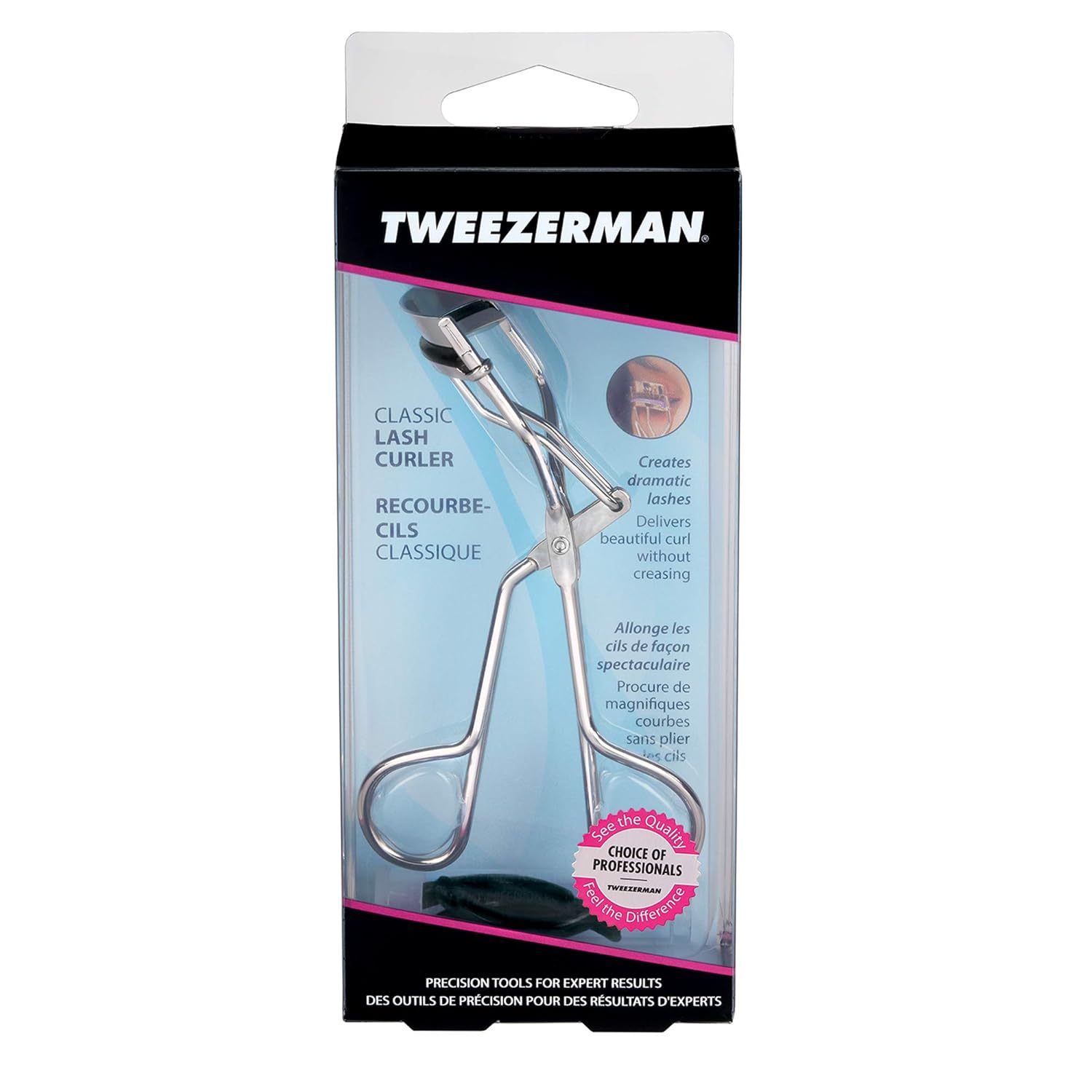 TWEEZERMAN EYELASH CURLER,CLASSIC