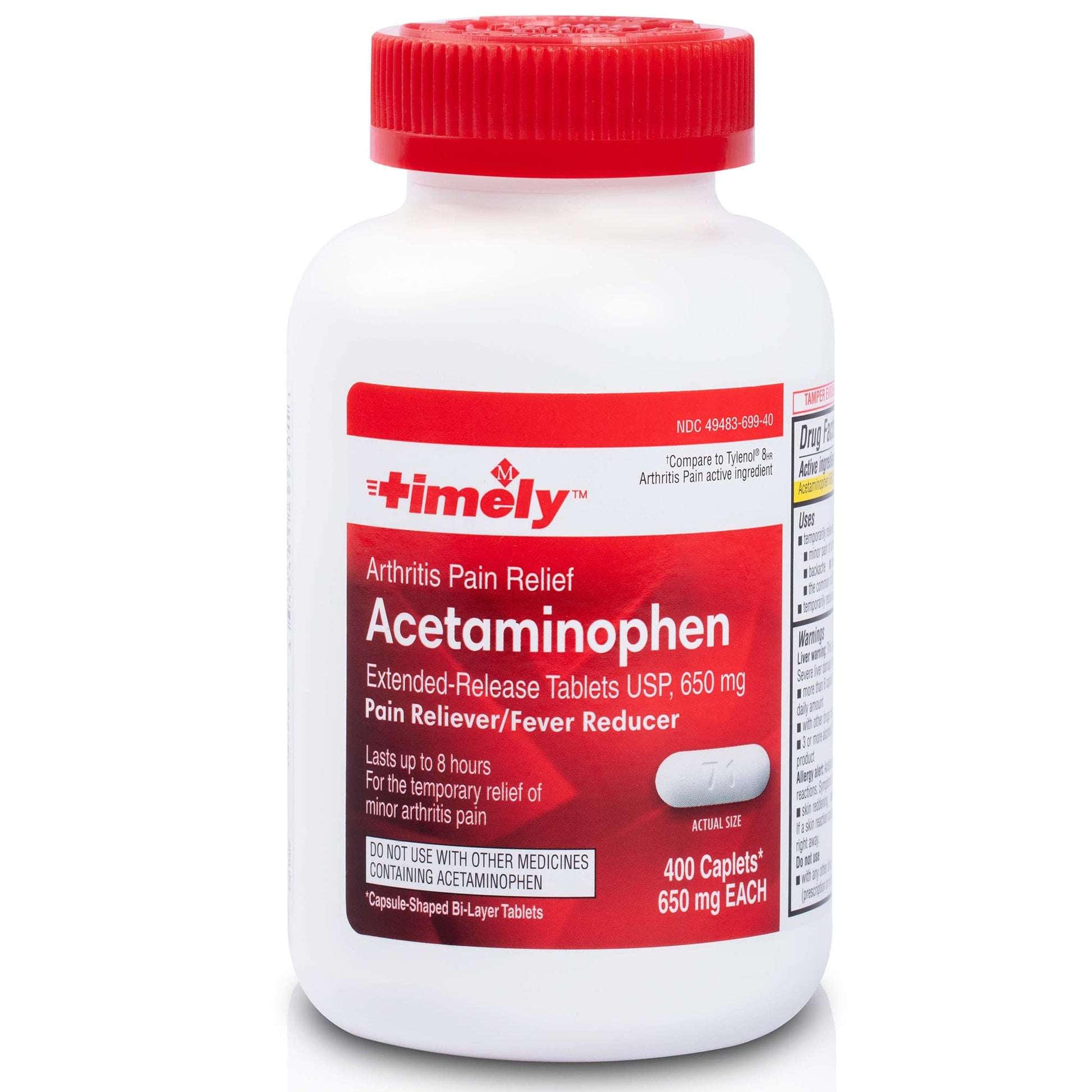 ACETAMINOPHEN 650 MG ER CPL 400