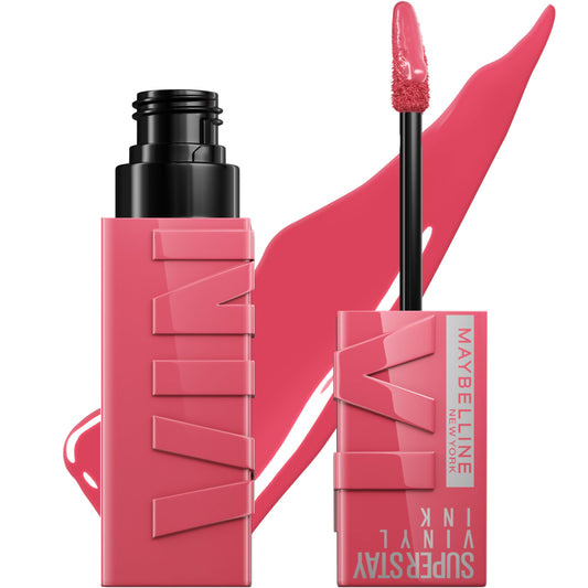 MAYBELLINE New York Super Stay Vinyl Ink Longwear Liquid Lipcolor, 100 Charmed, 0.14 oz