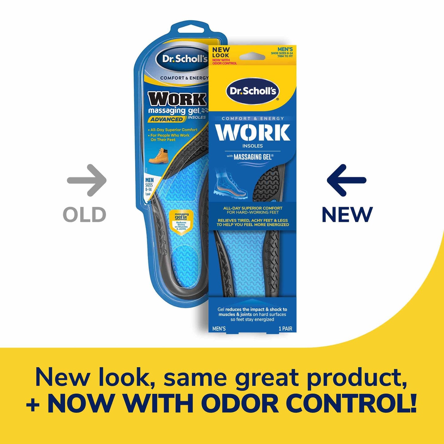 DR SCHOLLS ENRGZNG CMFRT MEN GEL INS 1PR