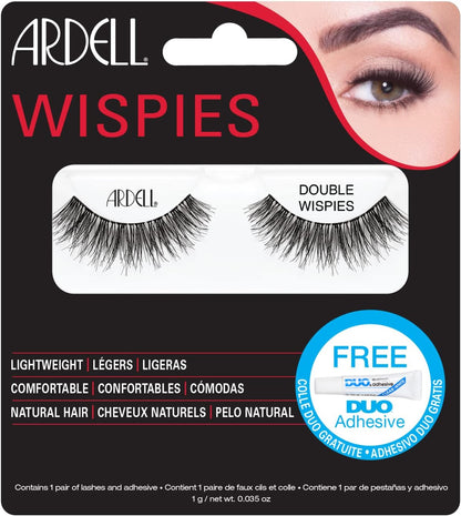 Ardell Twin Pack Lashes - Wispies Black, 2 count