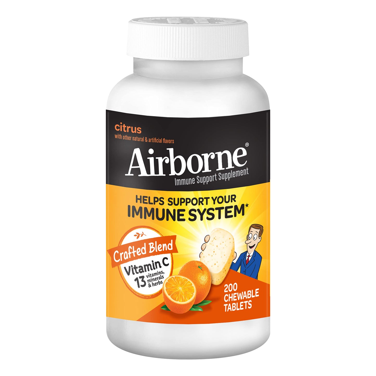 AIRBORNE ZINC CHEWABLE TABLET 32 CT