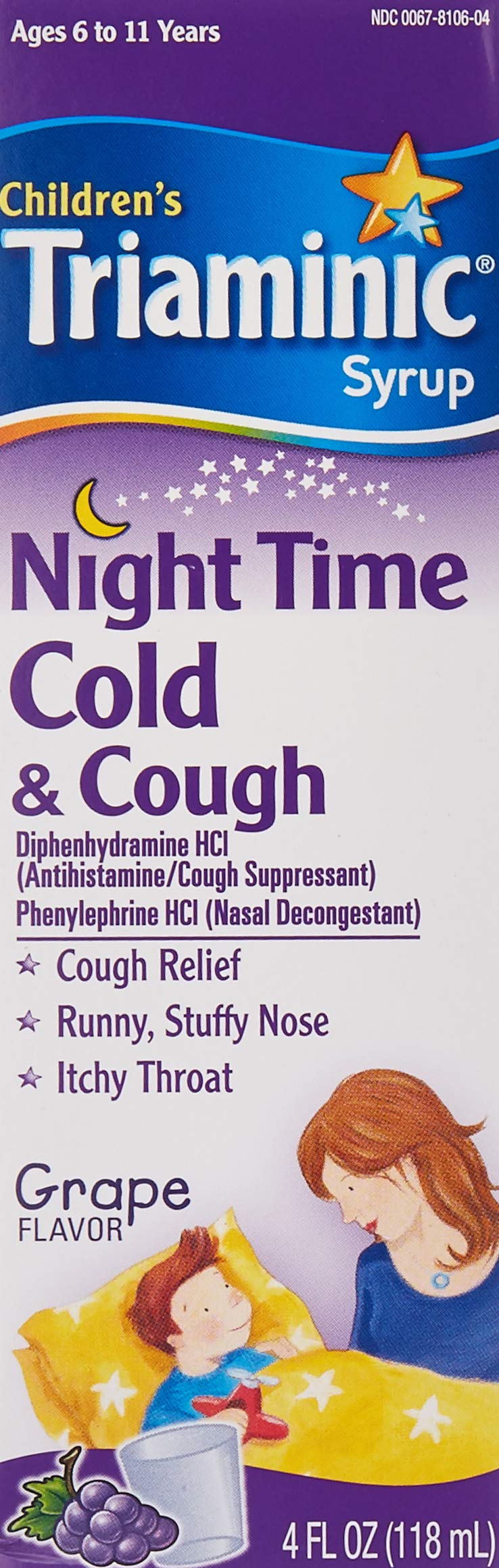 TRIAMINIC NITE COLD COUGH GRAPE 4OZ