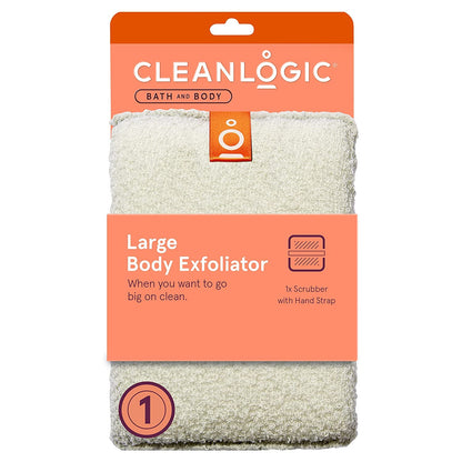 Clean Logic Sport Large Body Exfoliator With Hand Strap
