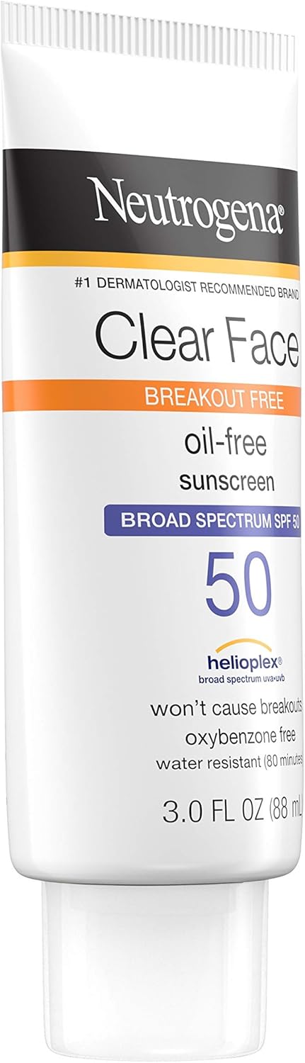 NEUTROGENA CLR FACE SUN SC SPF50 LOT 3OZ