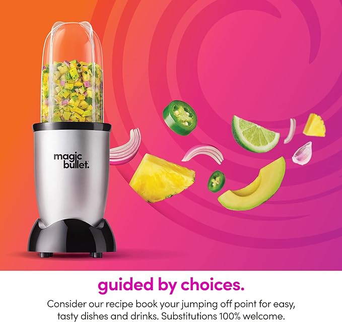 Magic Bullet Personal Blender 11-pc Set, Silver