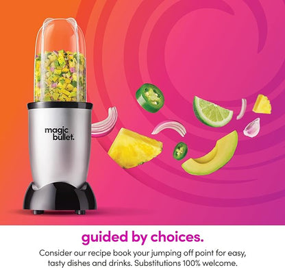 Magic Bullet Personal Blender 11-pc Set, Silver