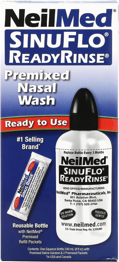 SINUSFLO READY RINSE KT 8OZ W/BTL
