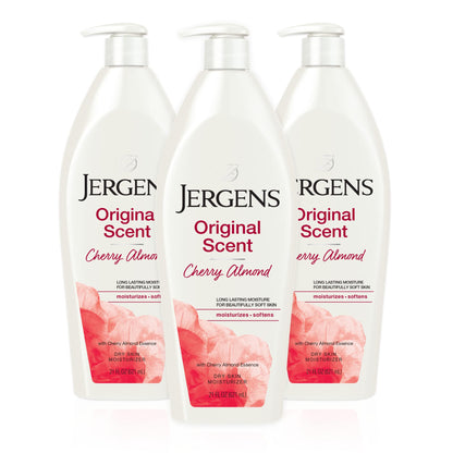 Jergens Original Scent with Cherry Almond Essence Dry Skin Lotion, 2 oz