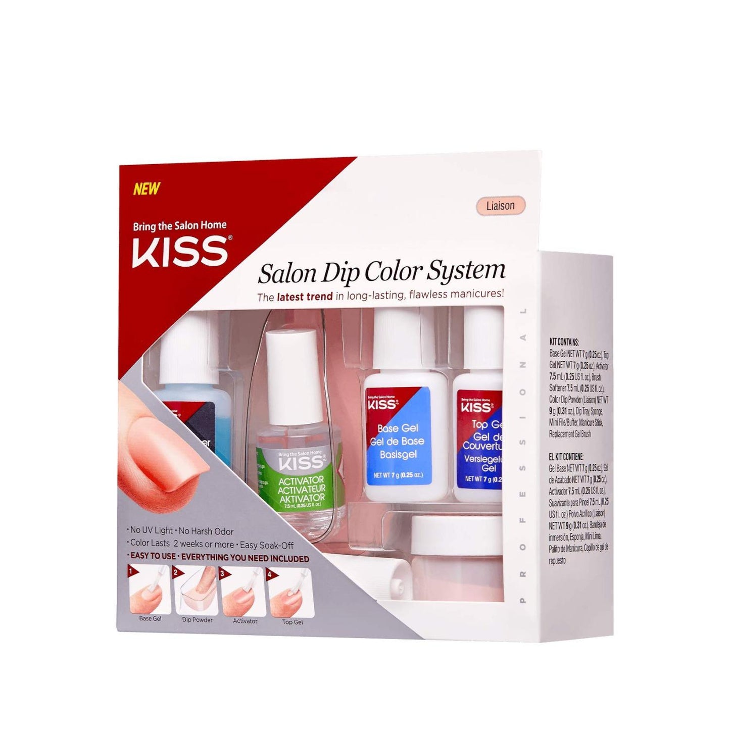 Kiss Salon Dip Color System Kit