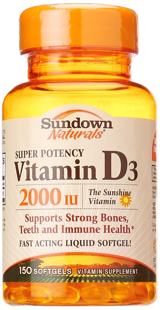 VITAMIN D3 1000IU SGC 200 CT SUNDOWN