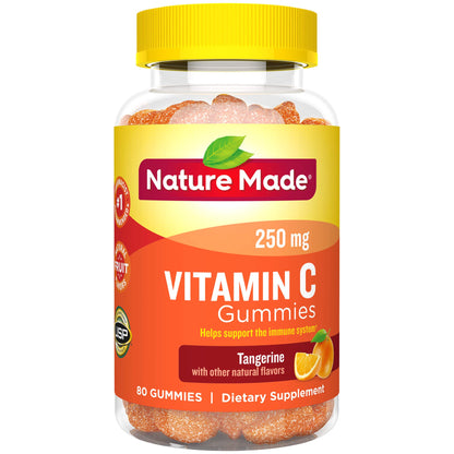 VIT C 250MG GUMMIE 80CT NAT MADE