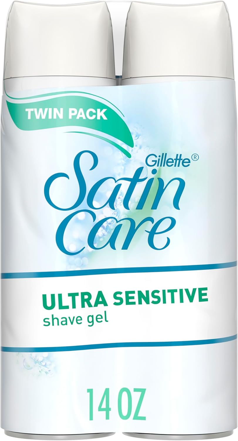 GILLETTE SATIN SHAVE GEL U/SENS 7OZ