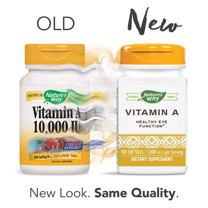 NATURE'S WAY VITAMIN A 10,000IU