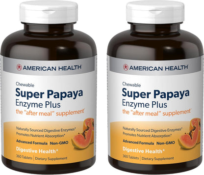AMERICAN HEALTH SUPER PAPAYA ENZYME PLUS
