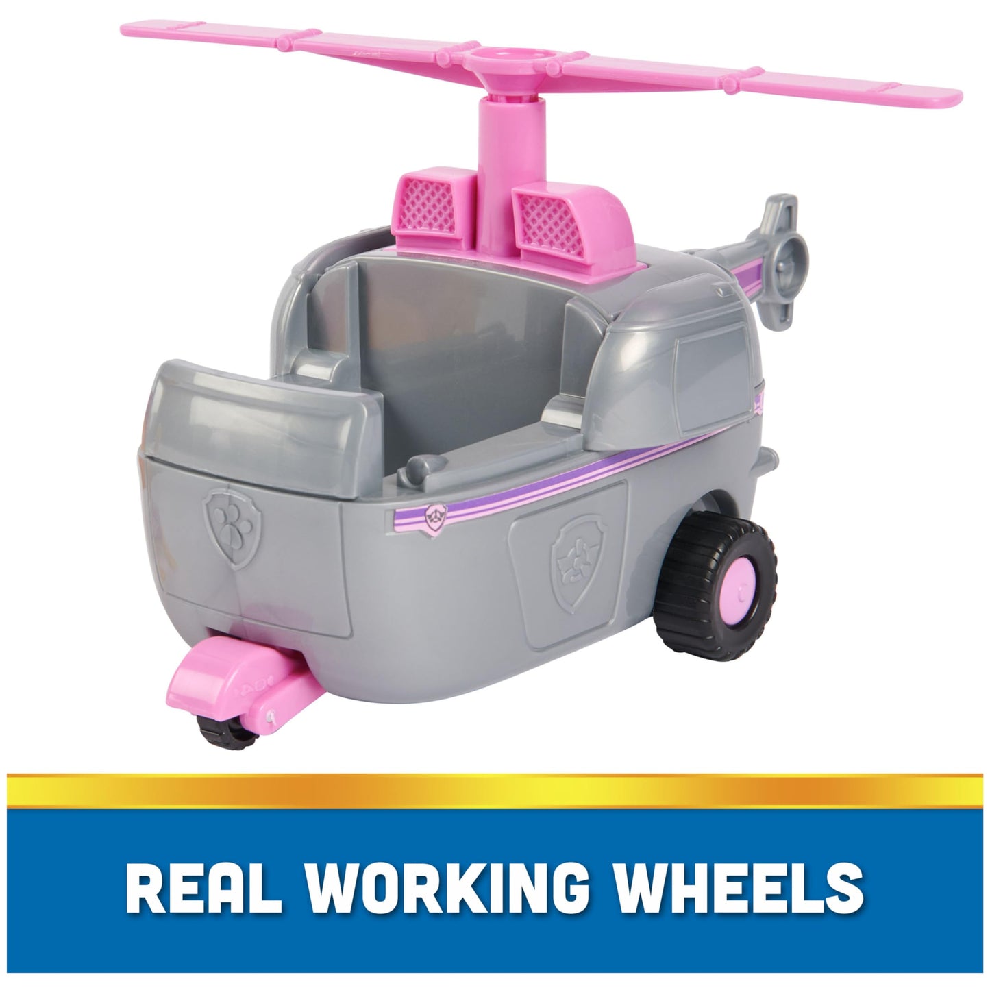 PAW Patrol Skyes Helicopter Toy Vehicle with Collectible Action Figure Sustainably Minded Kids Toys for Boys & Girls Ages 3 and Up