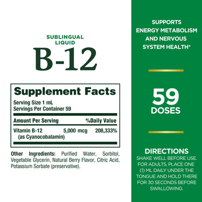 NB B-12 LQ 5000MCG/ML 59ML BRY SL
