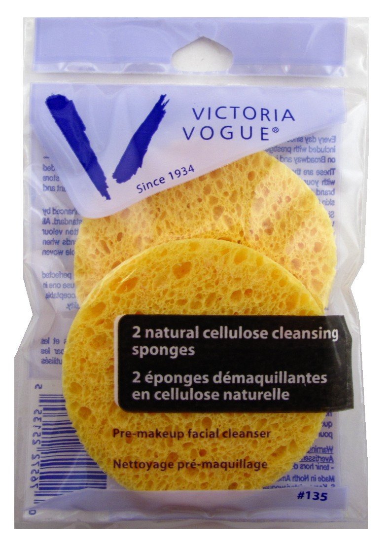 Victoria Vogue Natural Cellulose Cleansing Sponges