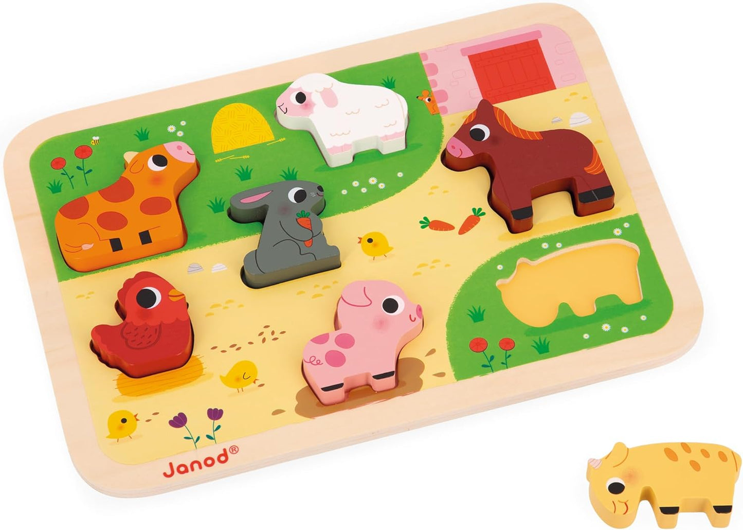 FARM CHUNKY PUZZLE - 8 PIECES