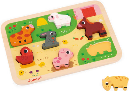 FARM CHUNKY PUZZLE - 8 PIECES