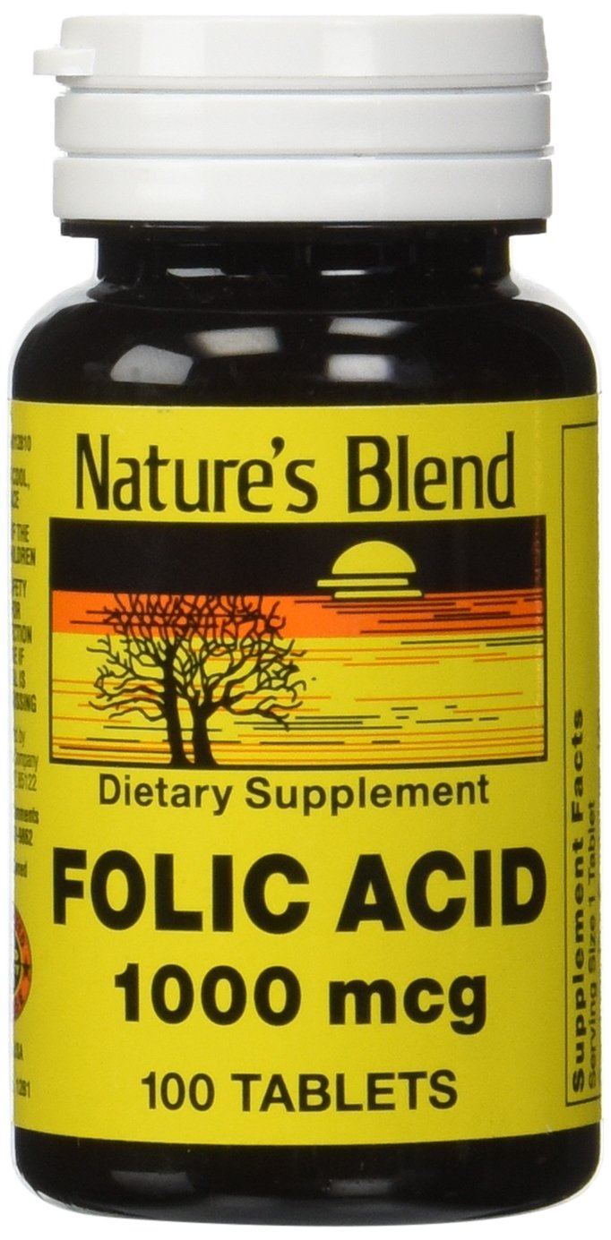 NAT B FOLIC ACID TB 1000MCG 100