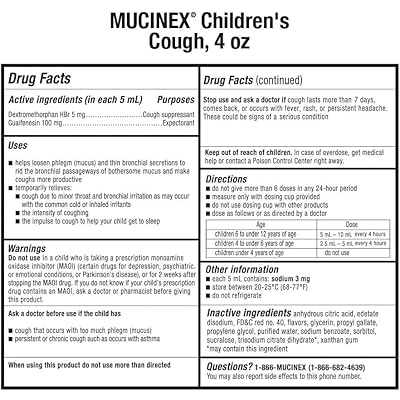 MUCINEX CHILD EXPECTORANT DECONG BRY 4OZ