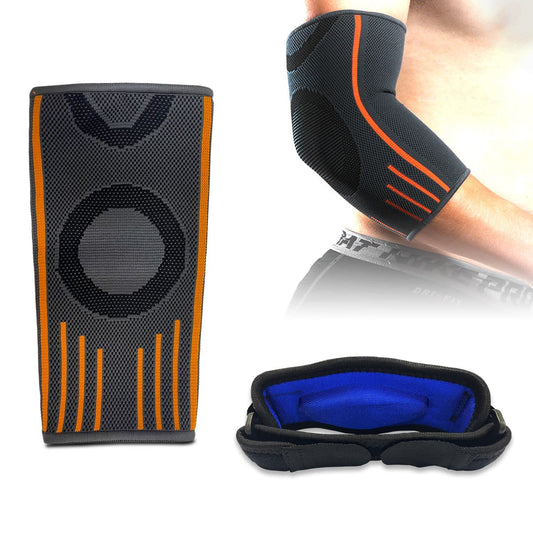 ELBOW GOLF/TENNIS STRP W/CMPRSN PAD DS