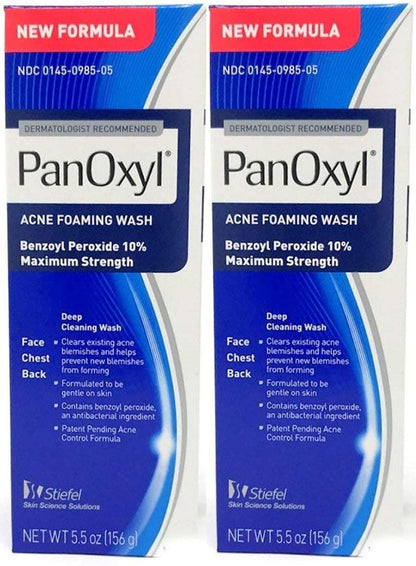 PANOXYL ACNE FOAMING WASH 10% 5.5OZ