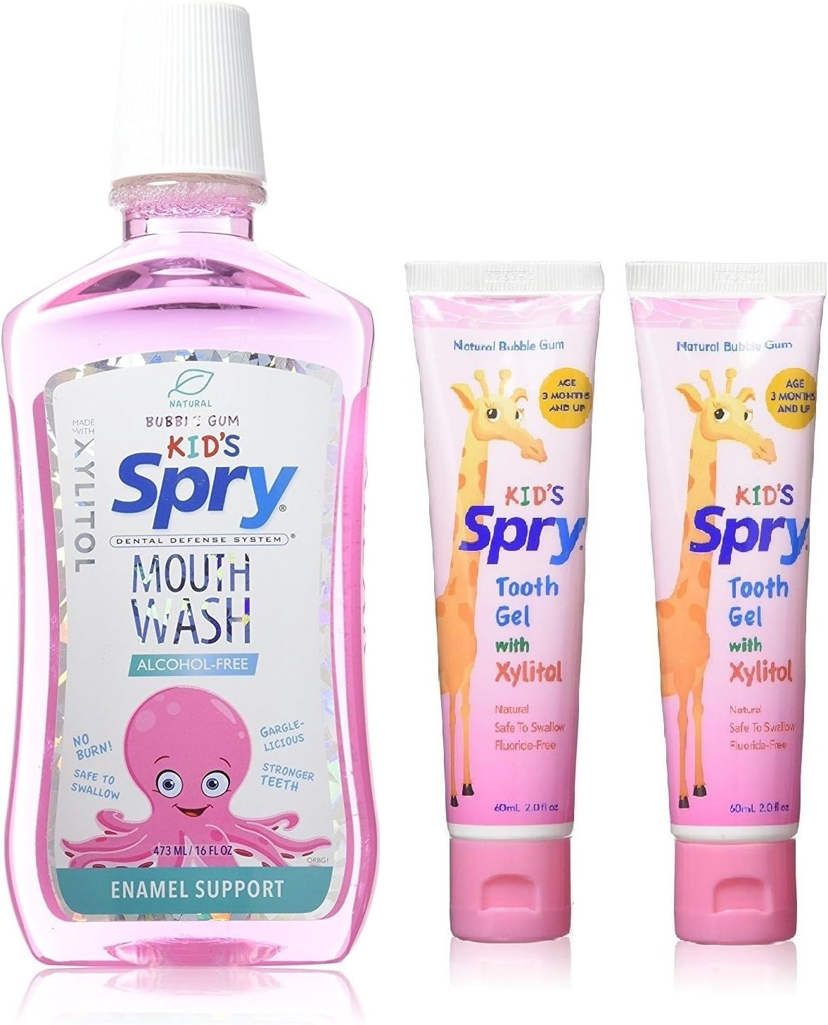SPRY MOUTH WASH,BUBBLE GUM,KID