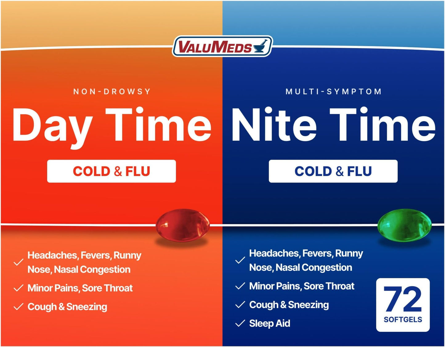TYLENOL COLD/FLU SEVERE DAY/NIGHT CAP 24