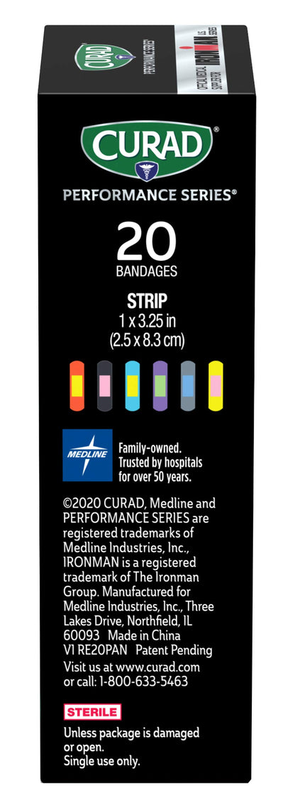 CURAD PERFORMNC SERIES ANTIBACT 1SZ 20CT