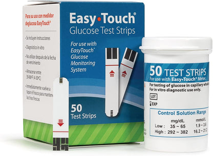 EASY TOUCH GLUCOSE TEST STRIP 50CT