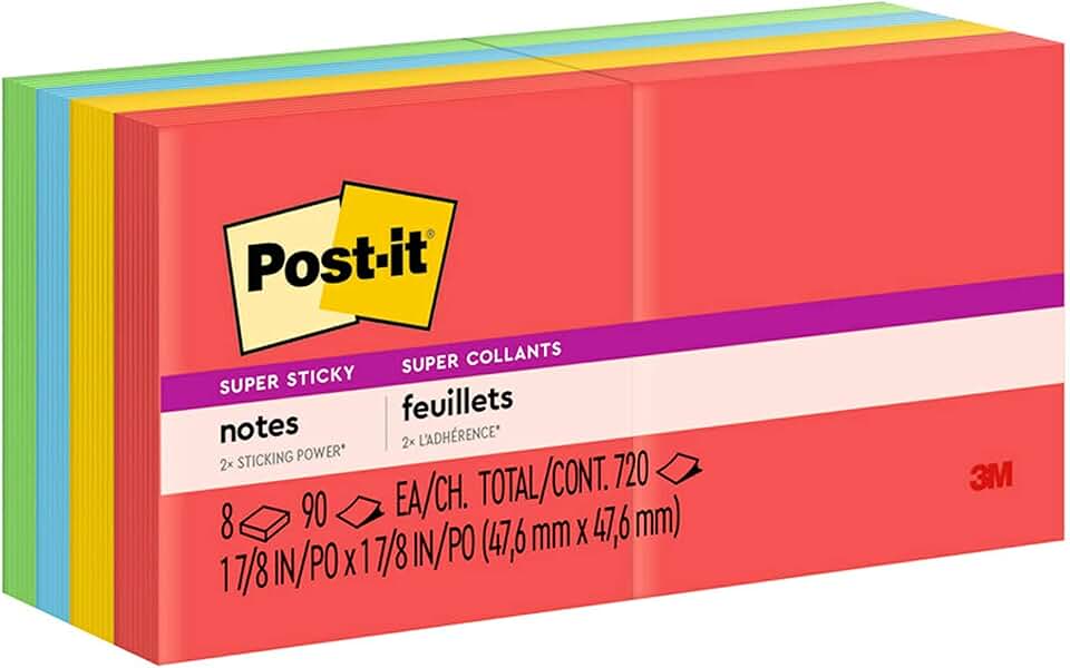 POST-IT SPR STK NOTES 12X2 CLS