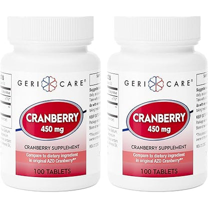 CRANBERRY 450MG TAB 100CT GERI-CARE
