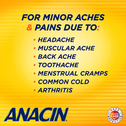 ANACIN TABLET 100CT