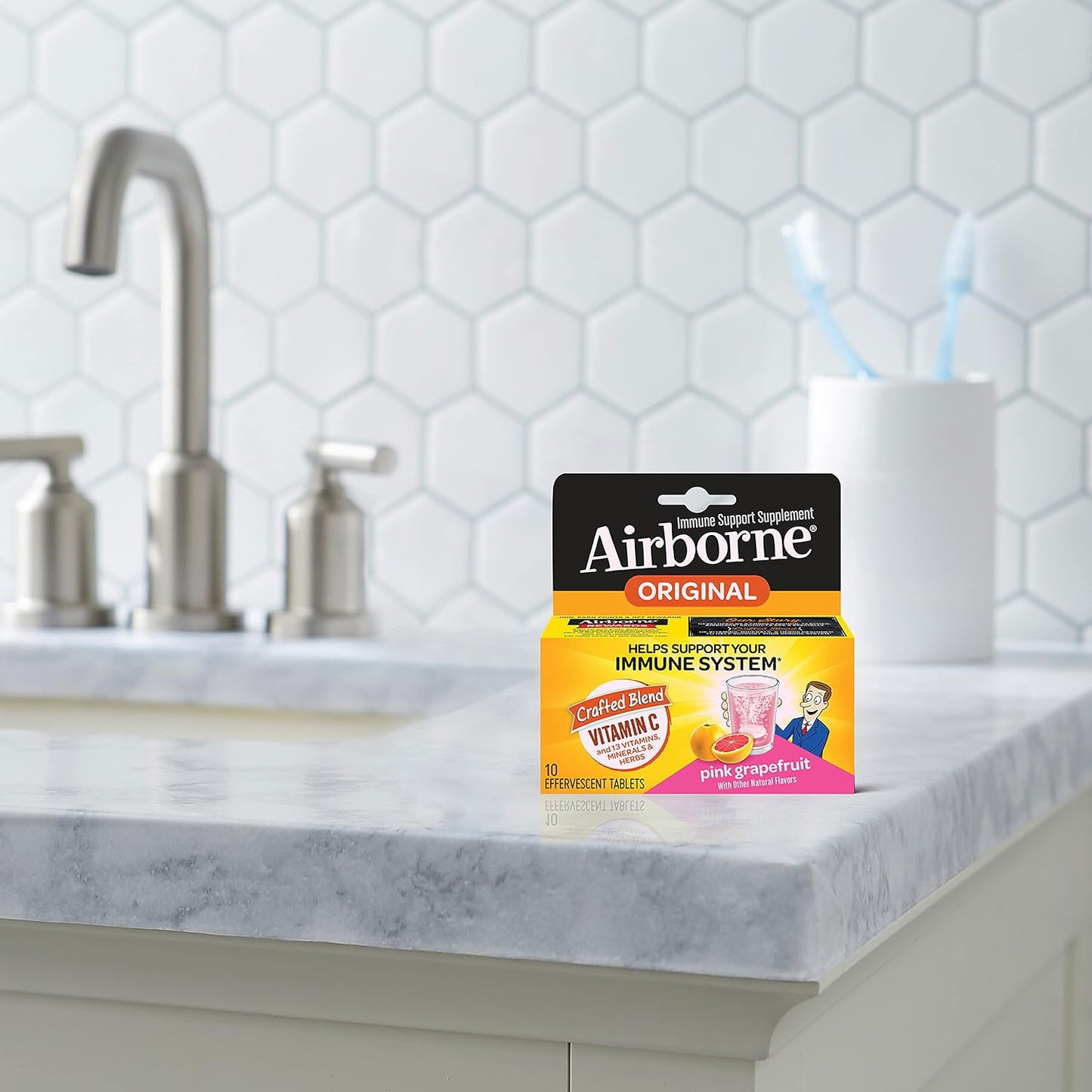 AIRBORNE ZINC+VITA C CW 32 ORN