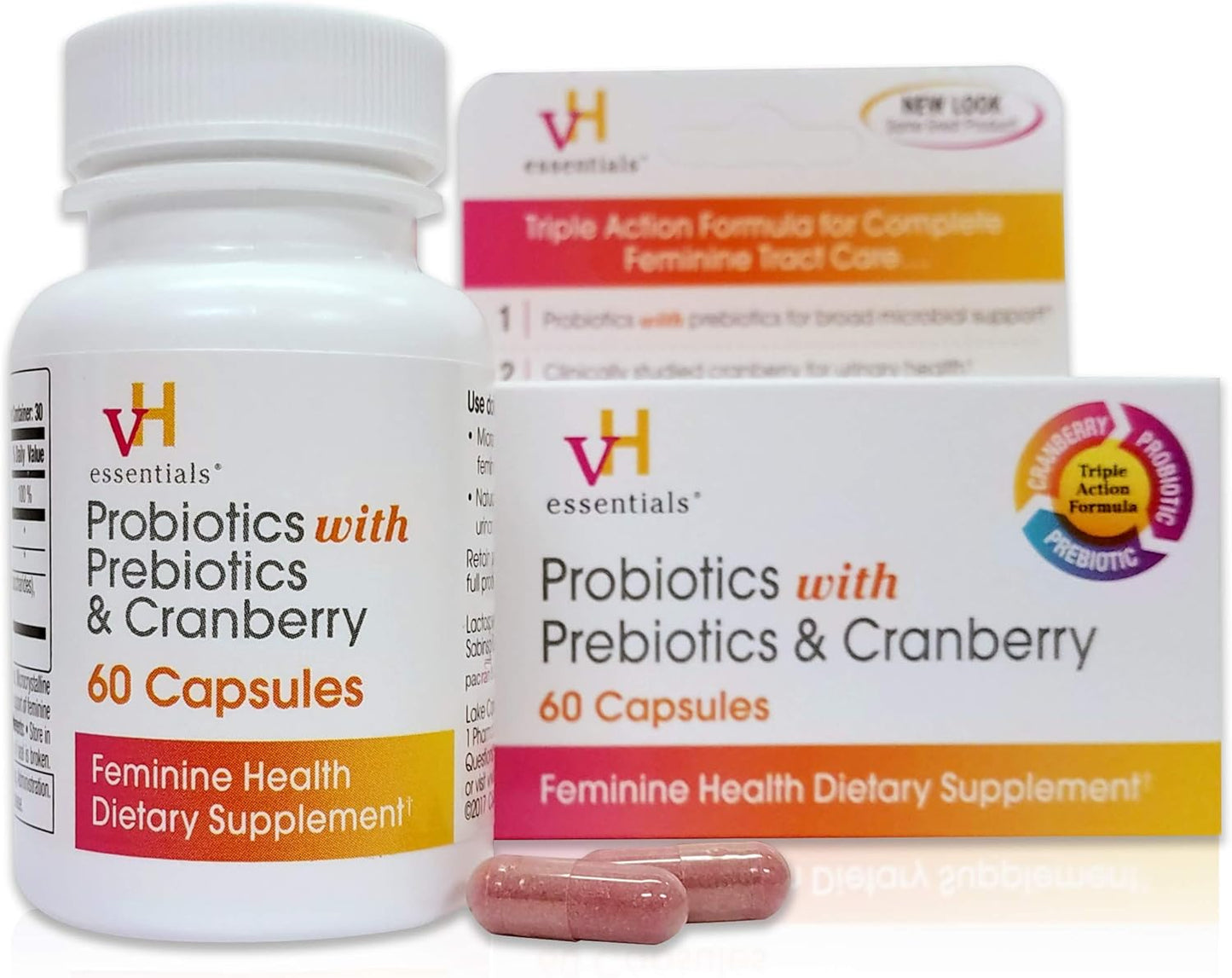VH ESSENTIALS PROBIOTICS,PREBIO&CRNBRRY