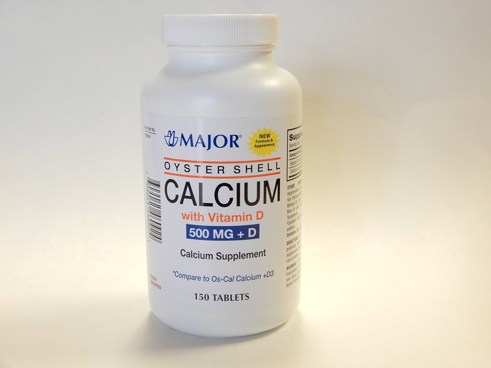 CALCIUM+D OYSTER 500MG TABLET 60CT MAJ