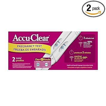 ACCU-CLEAR PREGNANCY TEST 2CT