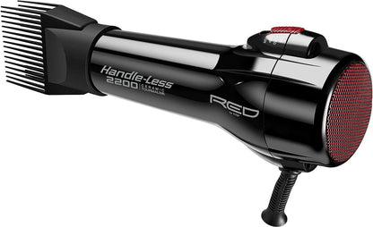 Kiss Red Dryer 2200 Tourmaline 3 Attachments (Ceramic)