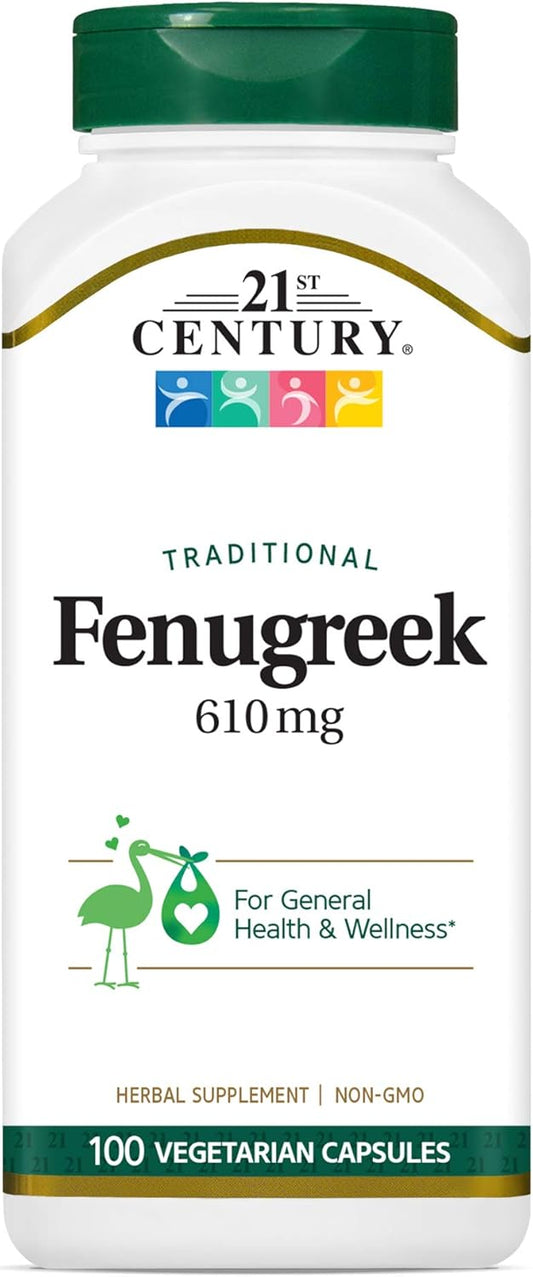 FENUGREEK 610MG CAP 100CT 21ST CENTURY