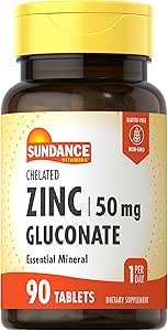 SUNDANCE ZINC TB 50MG 90 CHELATED