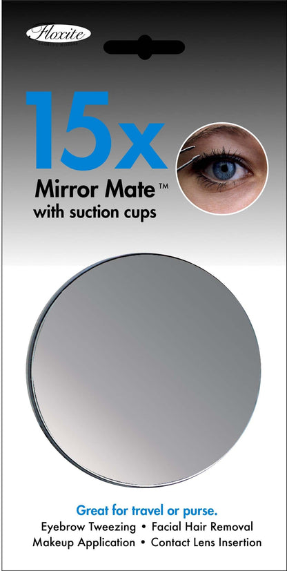 CONAIR LED Lighted Suction Mirror, 12x magnification