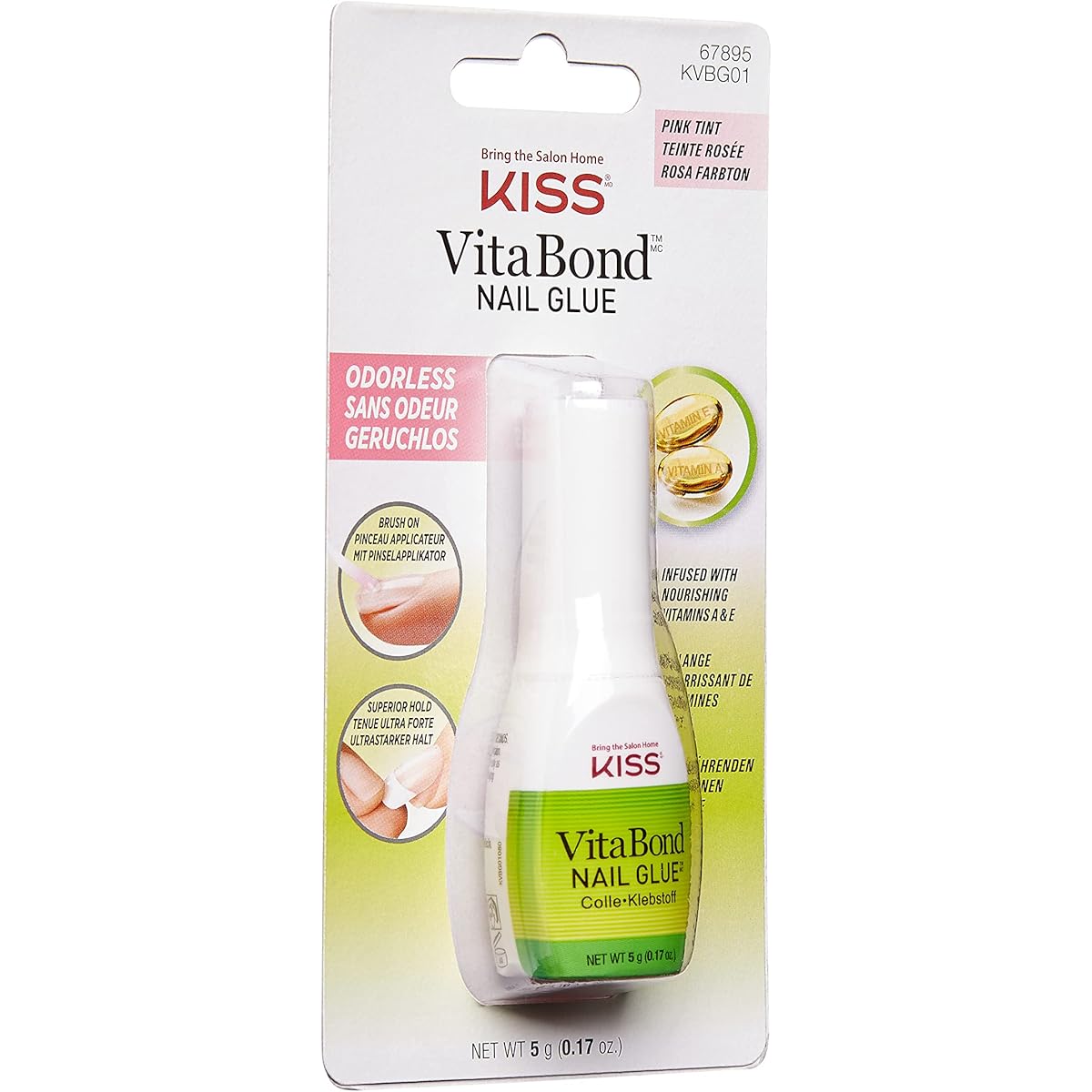 KISS VitaBond Pink Tint Nail Glue