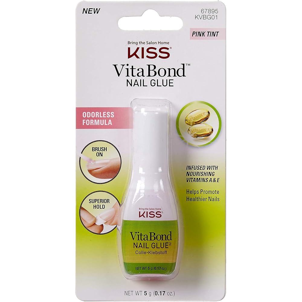 KISS VitaBond Pink Tint Nail Glue